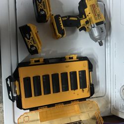 Dewalt Power Drill With Sockets Battery’s And Charger 