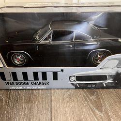 Diecast 1/18 1968 Dodge Charger Bullitt Ertl Great Condition Like New !! 