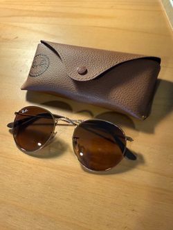 Ray Ban round metal sunglasses