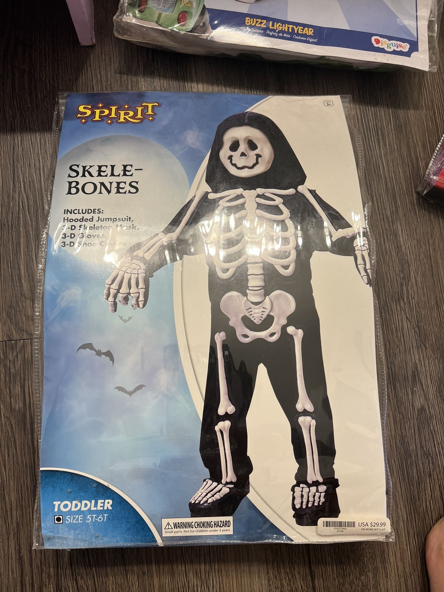 Skeleton Costume 5T-6T