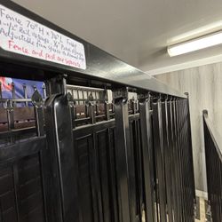 Iron Fence Adjustable 6' H x 8' L per piece for Stairs and Slopes