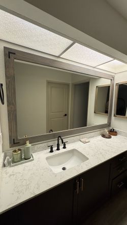 Large Modern Farmhouse Mirror