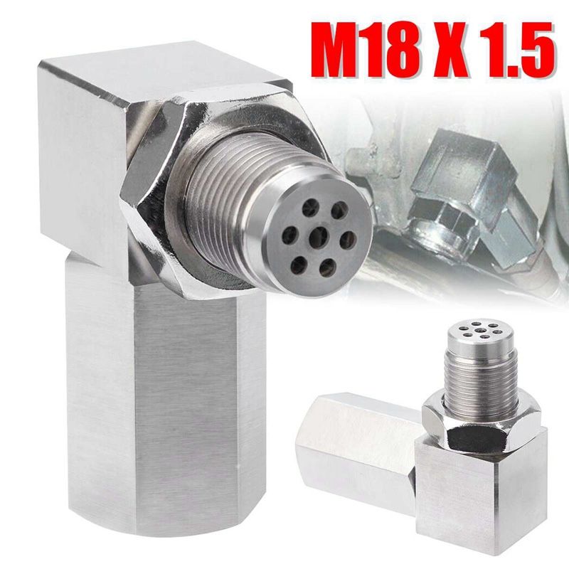 5 PCS O2 Oxygen Sensor CEL ELIMINATOR Angled Extender Spacer 90 Degree O2 M18X1.5 Bung