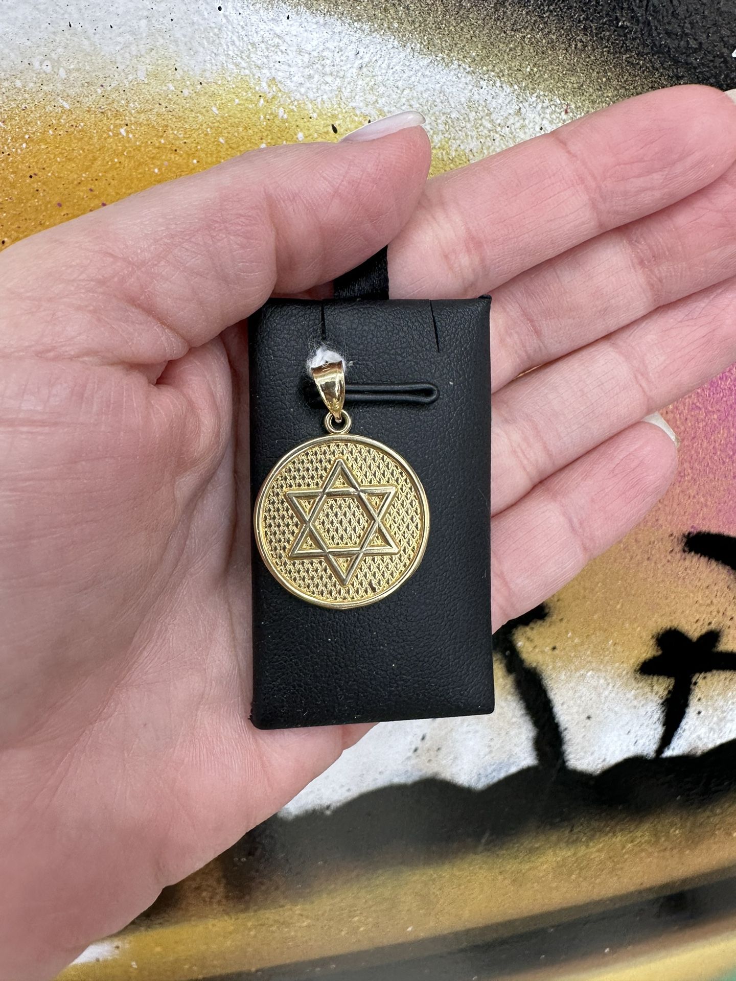 14k STAR DAVID CHARM