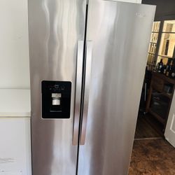 Whirlpool 36in Wide Side By Side Refrigerator 