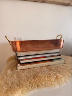 Vintage Copper Roasting Pan
