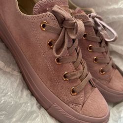 Pink And Rose Gold Converse
