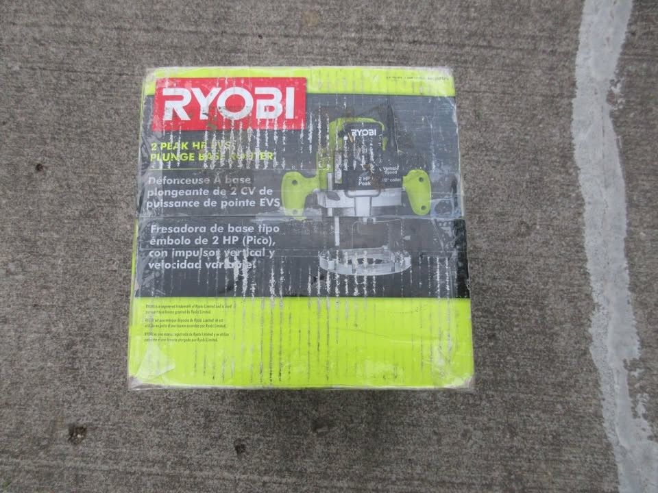 NEW RYOBI PE180PL1G 2 HP 10-AMP PLUNGE BASE ROUTER