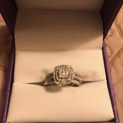  BRIDAL WEDDING DIAMOND RING 