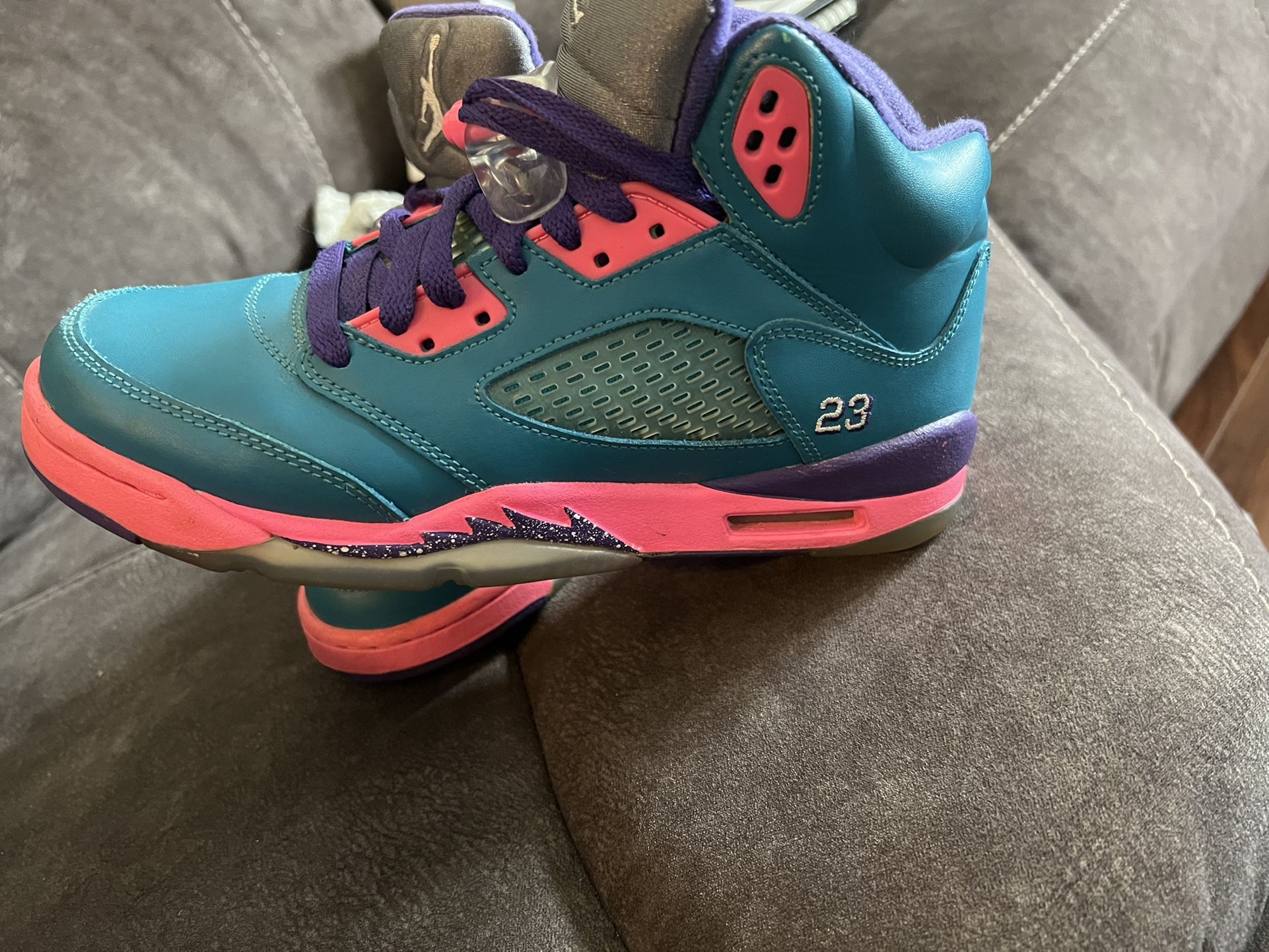 Jordan 5 cheap tropical teal