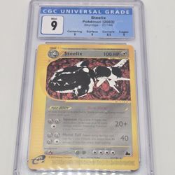 Steelix Skyridge Cgc Blue Label Grade 9