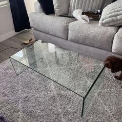Heavy glass Coffee Table 