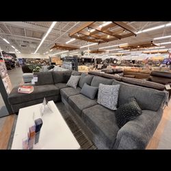 Sectional Gray/blue Less Than 2 Years Old 