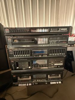 RARE Vintage FISHER audio system set