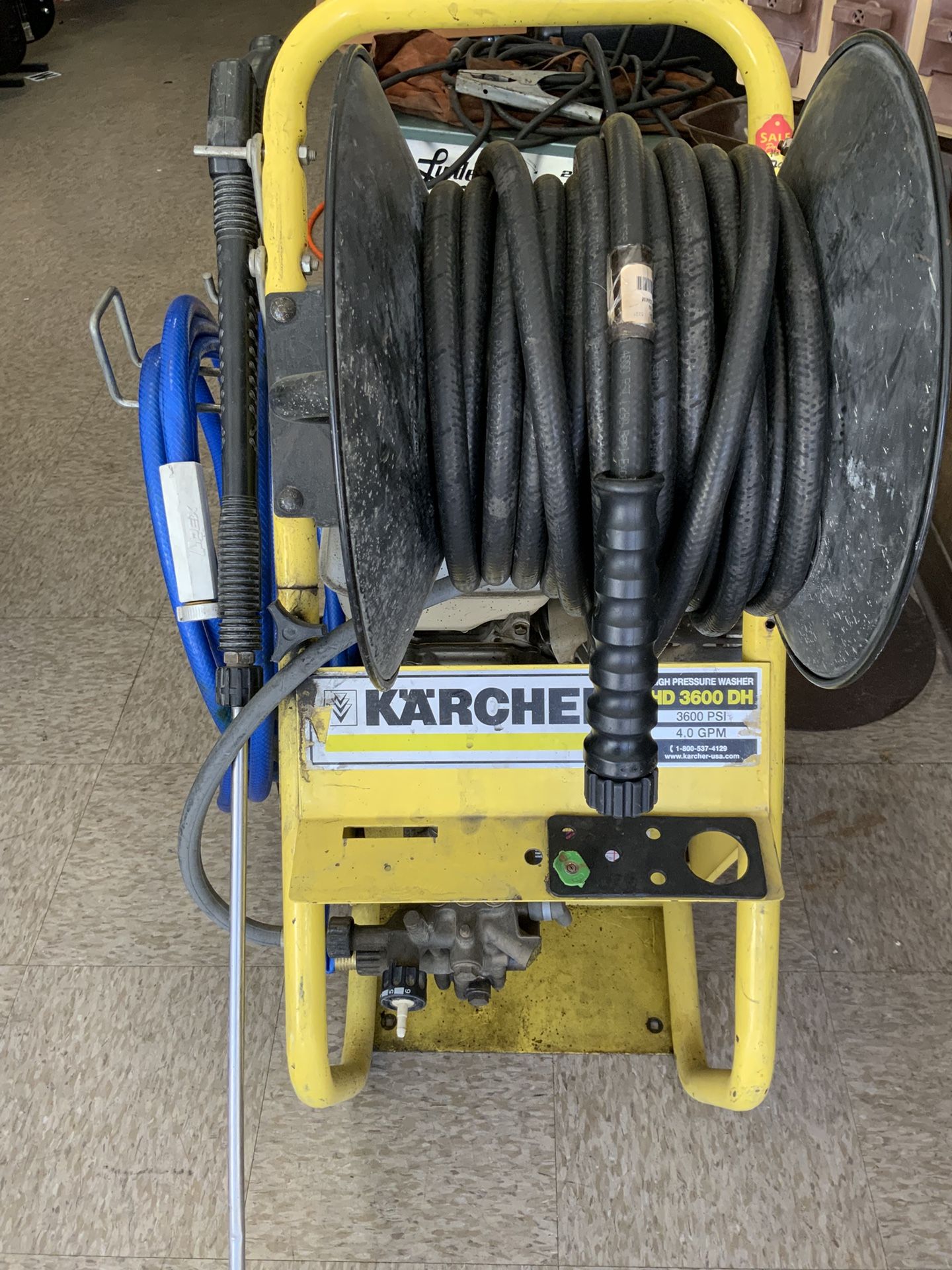KARCHER 12HP HONDA COMMERCIAL PRESSURE WASHER