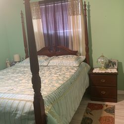 King Size Oak Bedroom Set