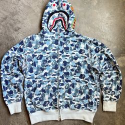 Bape ABC Camo Shark Full Zip SIZE M