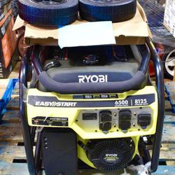 RYOBI 6,500-Watt Gasoline Powered Portable Generator with CO Shutdown Sensor