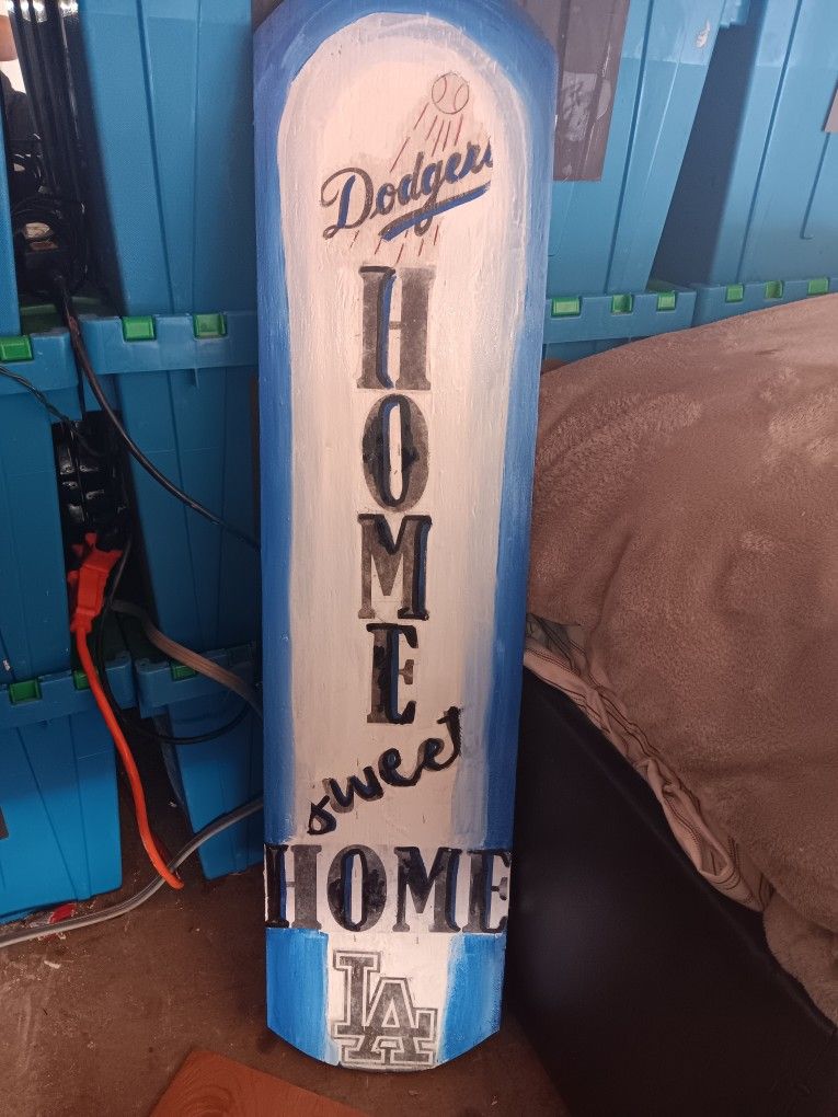 Dodger Home Sweet Home Sign