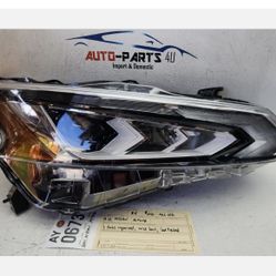 2019 - 2020 - 2021 - 2022 NISSAN ALTIMA RIGHT FULL LED HEADLIGHT OEM AY06730