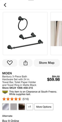 Moen 3- peice bath kit