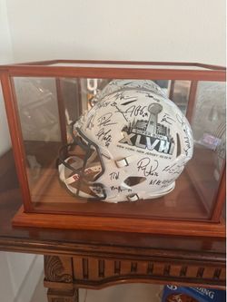 Super Bowl XLVIII NY/NJ Multi-Signed Riddell Speed Helmet - 20+ Autographed NFL Players - No COA