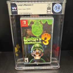 Luigi's Mansion 3 - Nintendo Switch - WATA 10 A++ Graded Sealed MINT 💚🩵