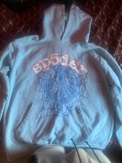 Blue spider hoodie