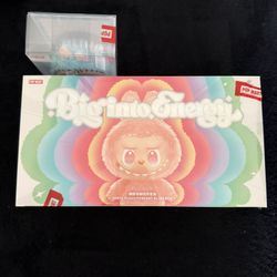 Pop Mart Labubu The Monsters Big Into Energy Series Vinyl Plush Pendant Sealed Case $410
