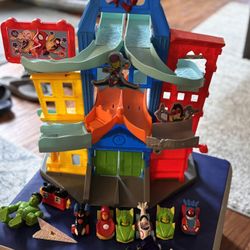 Spidey amazing friends slide with cars