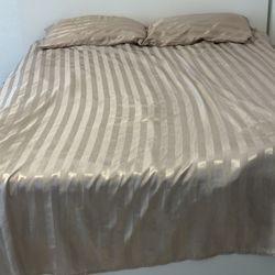 Queen Size Bed Frame  & Mattress 