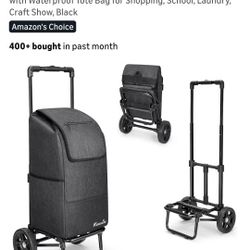 Two Trolly Carts Dolly Laundry Shopping 