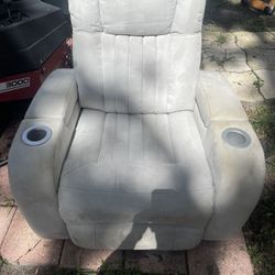 Suede electric couch with lights, LEDs
