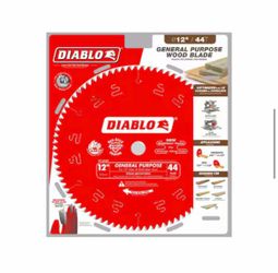 DIABLO 12 in. x 44-Tooth General Purpose Circular Saw Blade Value Pack (2-Pack)