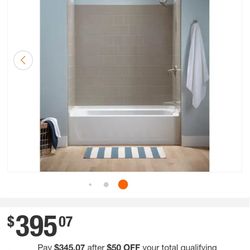 Bathtub  – White – New