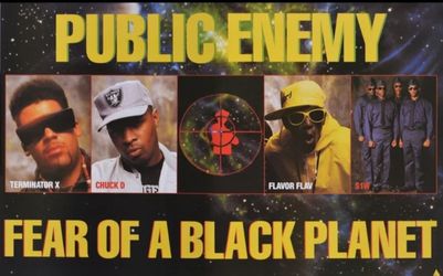 Public Enemy Group Fear of A Black Planet Wall Poster 24"×36"