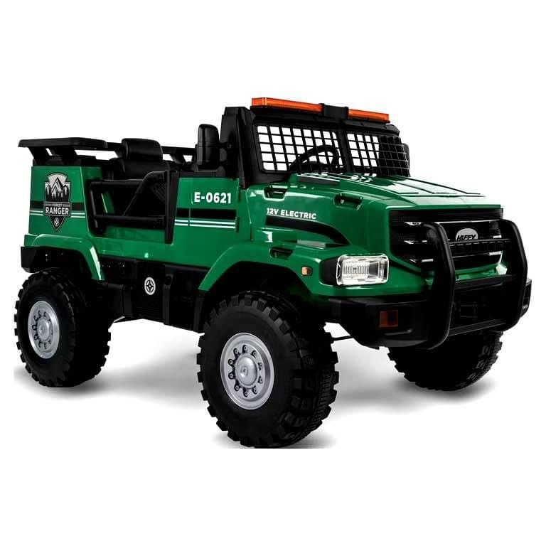Huffy 12v Forest Ranger Truck Battery Powered Ride-On Toy For A Child, Ages 3+ Years, Green