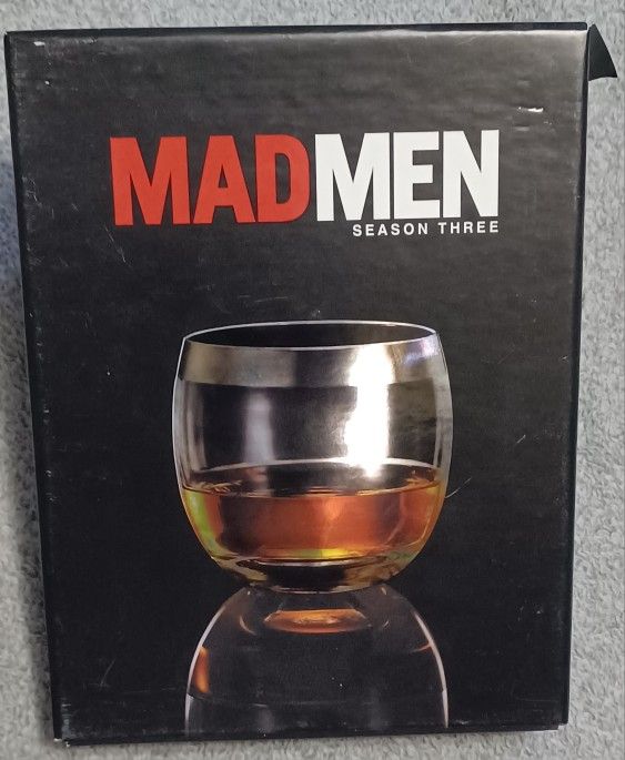 Madmen DVD Season 3 Show 4 disc Set Box Clean