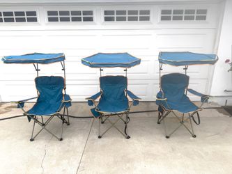 3- BEACH or CAMPING CHAIRS