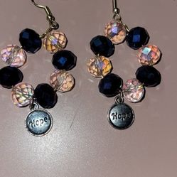 Handmade Hope earrings