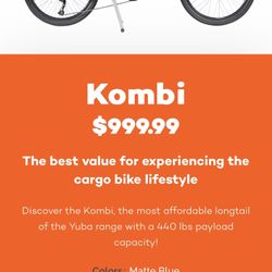 Electric Scooter + Cargo Bike 