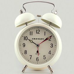 Twin Bell Alarm Clock Cream - Crosley 