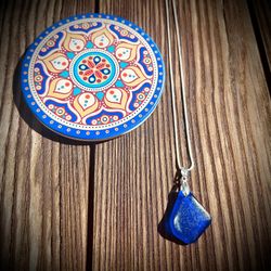 Sea Glass Sterling Silver Necklace 