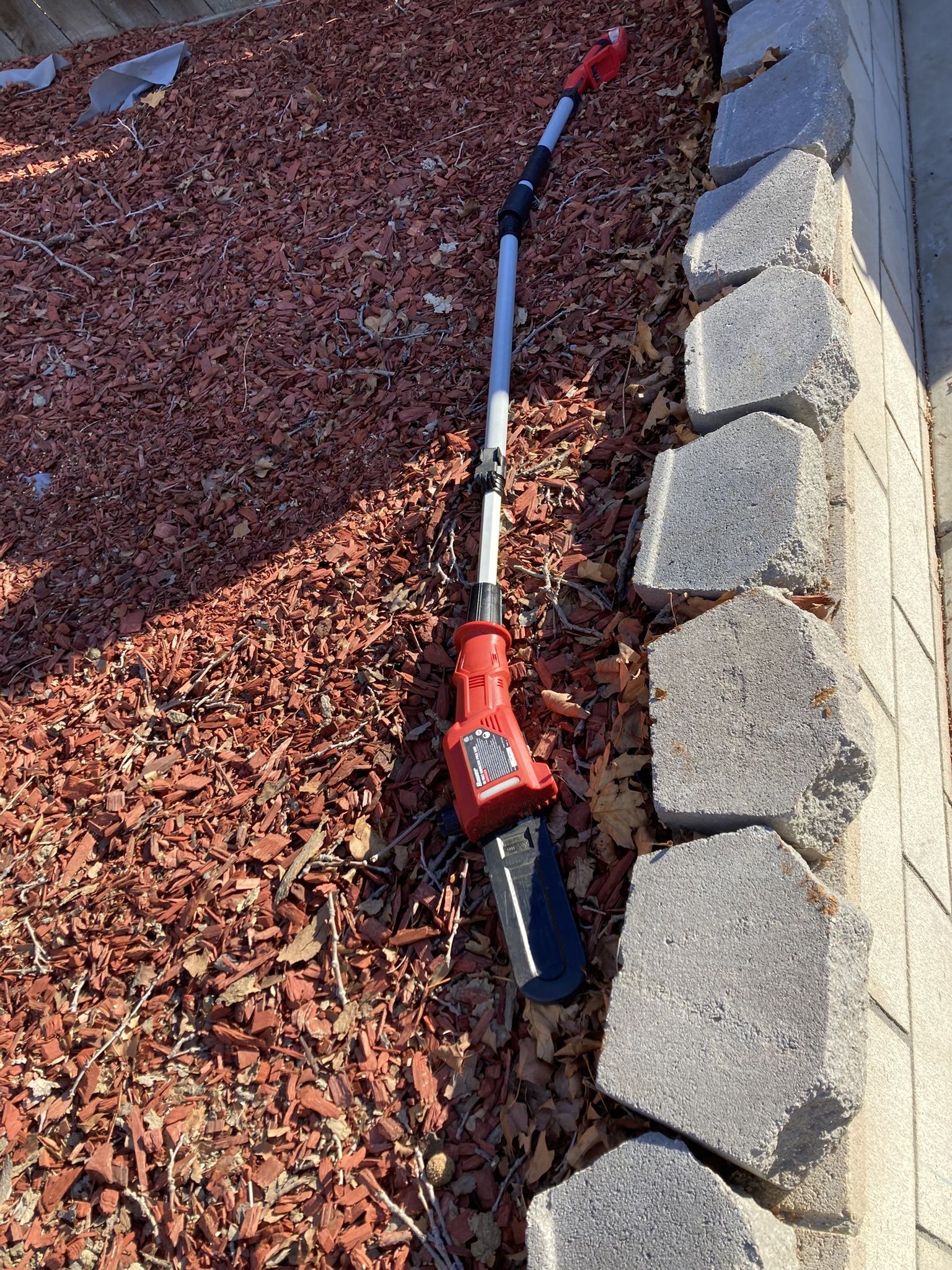Bauer 20V Cordless Pole Saw And Chainsaw