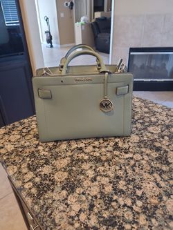 Olive Green Michael Kors bag.