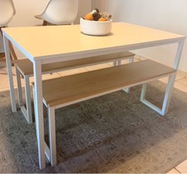 Dining table bench