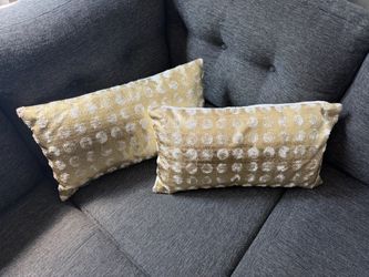 Gold Foil Fused Lumbar Throw Pillow Set