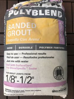 Polyblend Sanded Grout