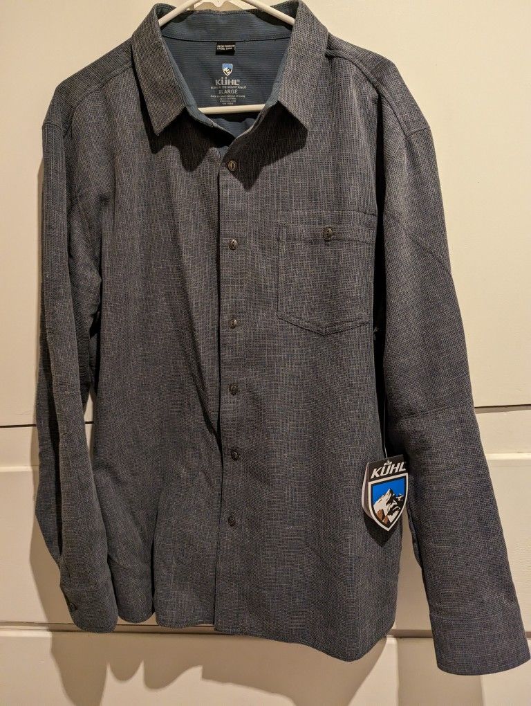 Kuhl Men's Uproar Button Up Shirt XL Brand New