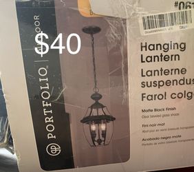 Portfolio Outdoor Hanging Lantern 
